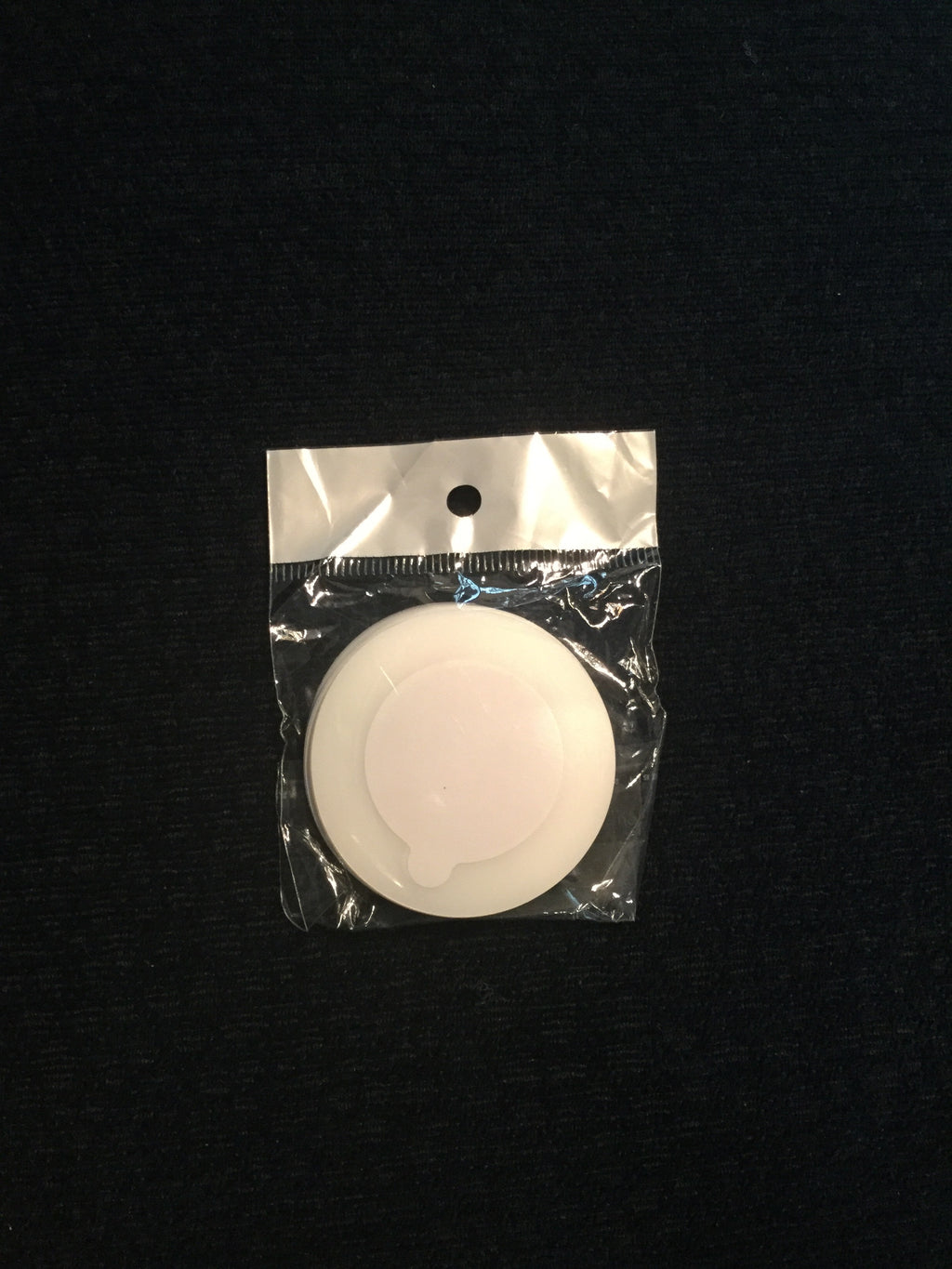 Glue sticker with plastic base